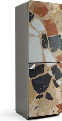 Obrázek produktu pro Jemné listy a větvičky - Samolepka na lednici - Samolepka na lednici - Samolepicí fólie na lednici - Kuchyňské dekorace - 60x190 cm