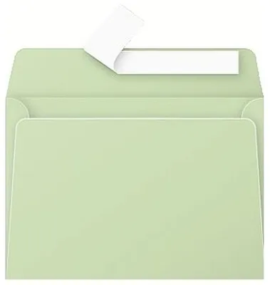 Produktbild von Briefumschlag Pollen C6 120g VE=10x20 Stück Haftklebung grün
