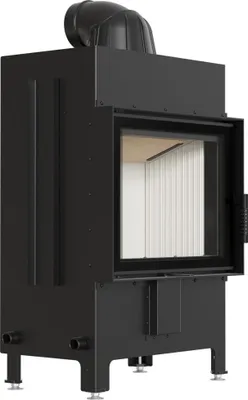 Produktbild von Kamineinsatz aus Stahl KRATKI LUCY 12 kW Ø 200