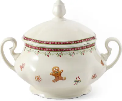 Obrázek produktu pro Polévková mísa, 2,5 l, perníčky, vánoční porcelán, Leander