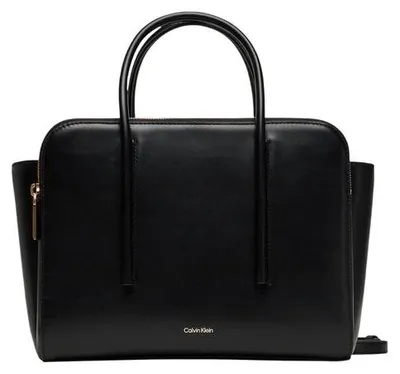 Produktbild von Calvin Klein Carryall Mini Cabas Leder schwarz gold