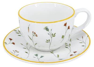 Image de Tasse à cappuccino avec soucoupe, collection Alba Botanic, 200 ml