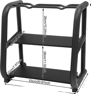 Obrázek produktu pro Úložné regály, odolná ocel, prostorově optimalizovaný design, černá barva