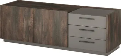 Produktbild von Lowboard 152cm in Eiche mit anthrazit LAFAYETE-61