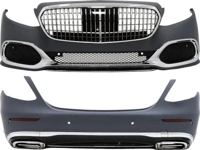 Image de Bodykit pour Mercedes Classe E W213 2016-2019 Pare-chocs Grille de calandre Sorties.