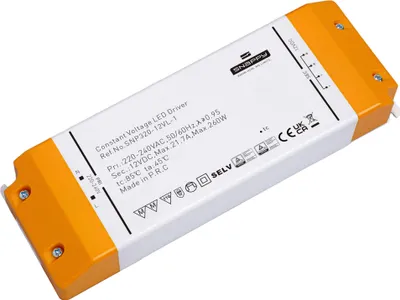 Produktbild von Snappy SNP-320-24VL-1 – LED Netzteil 24V DC, 320W, Konstantspannung, IP20, PFC ≥ 0,9,