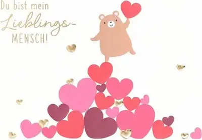 Produktbild von Klappkarte Kunterbunt Motiv 15, Depesche