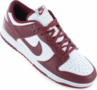 Produktbild von Nike Dunk Low Retro - Herren Sneakers Schuhe Leder Rot-Weiß DD1391-601 , EU 43 US 9.5