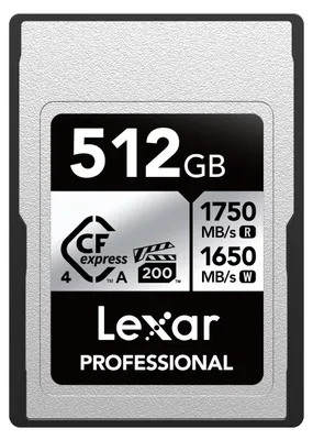 Imagen del producto de Tarjeta Lexar Professional CFexpress 4.0 Tipo A de 512 GB