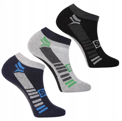 Produktbild von Sneakersocken Herren Classic - Bunt - 3 Paar - 43-45 - Baumwollsocken