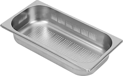 Produktbild von SYSTEMCERAM Gastrobehälter 0837 aus Edelstahl gelocht / Gastro-Zubehör / Abtropfschale