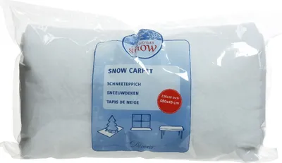 Produktbild von Schneematte Künstliche Schneedecke Deko Weiß 600×45cm Weihnachtsdeko Winter Deko