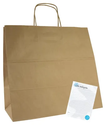 Produktbild von Torby Pro Braune Papiertüten 34x20x33 cm 150 Stück
