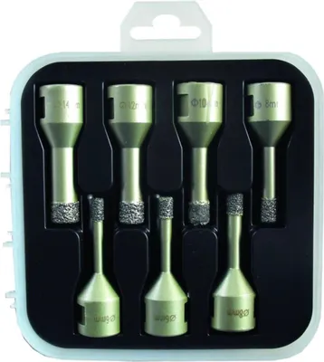 Produktbild von Haupa Diamant-Fliesenbohrer-Set 7-teilig, 1 Stk.