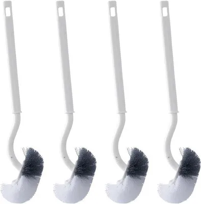 Immagine prodotto di Scopino da bagno ricurvo, design in plastica flessibile