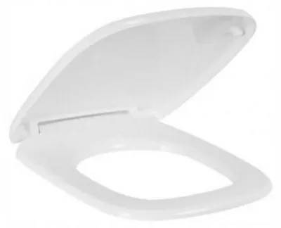 Produktbild von WC Sitz - Toilettensitz - für Koło Style - Weiß - 42,5 Cm X 36,4 Cm - Selbstschließend - Toilettendeckel