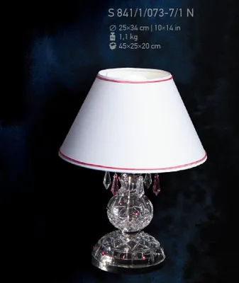 Produktbild von Tischleuchte Antik Stil Kronleuchte Tisch Lampe Kristall Lampen Leuchten Leuchte