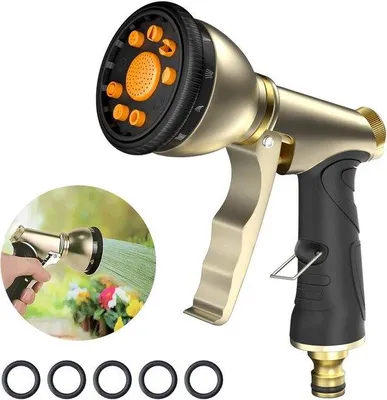 Immagine prodotto di Pistola per tubo da giardino, regolabile su 9 posizioni, di alta qualità