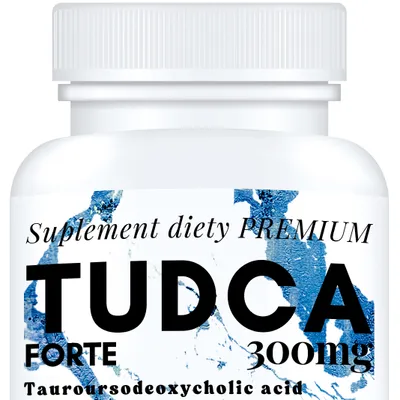 Obrázok produktu pre TUDCA 300 mg FORTE, tauroursooxycholová kyselina, produkt pre podporu funkcie pečene a žlčových ciest, 60 kapsúl