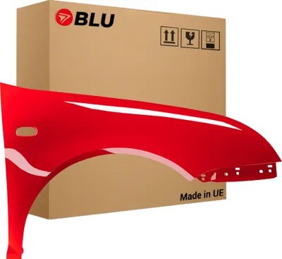 Immagine prodotto di BLU Parafango compatibile con VW Volkswagen Bora 1J1 1J6 LP3G Destra Rot FlashRot | 1998-2005 | Anteriore | Verniciato | Pronto per il montaggio | Acciaio