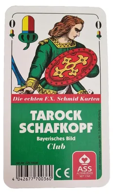Produktbild von Schafkopf/Tarock bayrisches Bild Kunststoffetui, 1 Stück