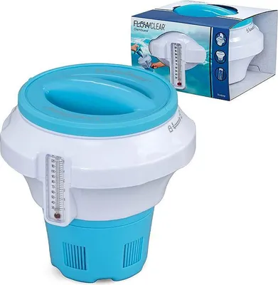 Immagine prodotto di BESTWAY 58701 - Dávkovací plovák s ochrannou rukavicí Chemguard pro tablety 7,6 cm