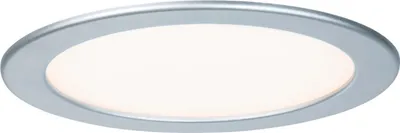 Obrázek produktu pro Paulmann Kvalitní sada zapuštěných světel kulatý panel LED 1x18W 2700K 230V 220mm chrom mat/plast