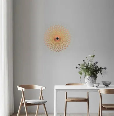 Produktbild von Opviq, Fellini - MR - 988, Wandleuchten, Kupfer, Metall, 50 x 12 x 50 cm
