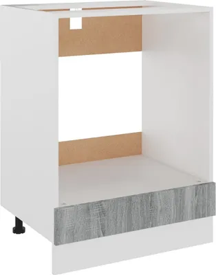 Immagine prodotto di vidaXL Mobile da incasso per fornelli Lyon Grigio Sonoma 60x46x81,5 cm Materiale ligneo