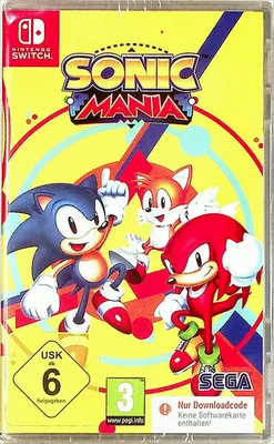Produktbild von Sonic Mania Plus SWITCH (CiaB) Code in a Box