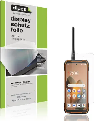 Produktbild von 4x Schutzfolie für Blackview Xplore 1 Walkie Talkie matt Displayschutzfolie Folie Display Schutz dipos
