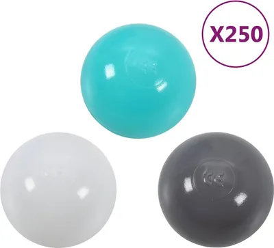 Produktbild von vidaXL Bälle für Bällebad 250 Stk. Mehrfarbig