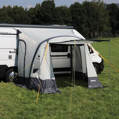 Produktbild von Seitenzelt 220x250cm Camping Luft Vorzelt für Wohnwagen, Wohnmobil 7mm Keder
