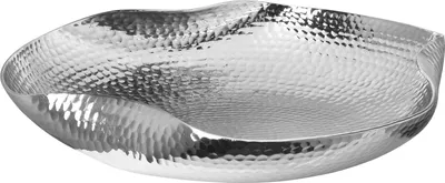 Obrázok produktu pre Misa SHADOW - strieborná - Hliník - V. 6,2cm x Š. 30cm - Dekoratívna miska