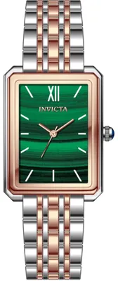 Obrázok produktu pre Invicta Wildflower 69322 Dámske Hodinky - Quartz Hnací Mechanizmus - Nerezová Oceľ so Zeleným Ciferníkom - 26 mm