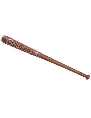 Produktbild von Blutiger Baseball-Schläger mit Stacheldraht Accessoire braun 75cm
