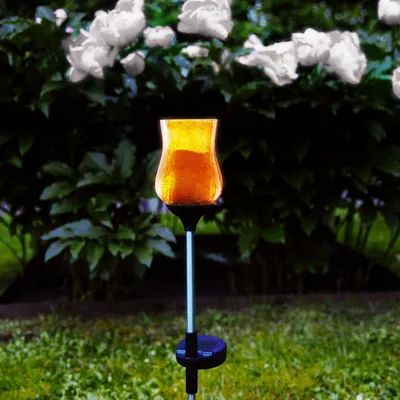 Immagine prodotto di Illuminazione solare Best Season, Lione, arancione, 7 x 5,2 x 14 cm, 479-77