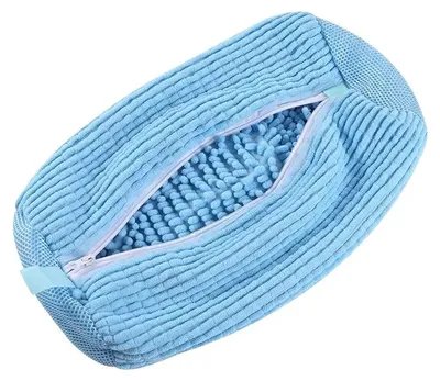 Productafbeelding van Schoenschoonmaakzak, geluidsreductie, duurzaam ontwerp, 1 stuk, blauw