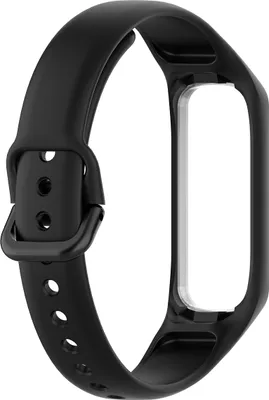 Produktbild von Uhrenarmband Ersatz Silikon Armband Für Samsung Galaxy Fit 2 SM-R220 SportTracke Schwarz
