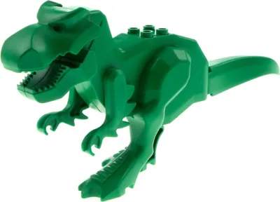 Produktbild von 1x Lego Tier Dinosaurier Tyrannosaurus Rex grün T-Rex 6128 30456 30457 trex07