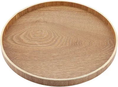 Produktbild von Serviertablett 30 cm, rund, Holz, für Küche