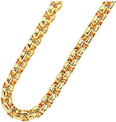 Produktbild von Halskette 80 cm - Edelstahl - Venezianer - gold IP