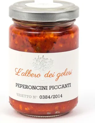 Produktbild von Scharfe Peperoncini 156 ml. - L'albero dei golosi