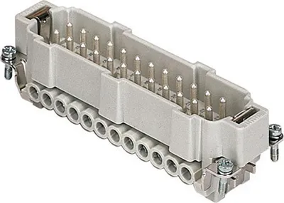 Imagen del producto de CNEM 24 TX I.L.M.E. Ilme, conector para lápiz (M) sin protección de cable, conexión por tornillo, 24 polos + PE, 500V, 16A - 1 unidad