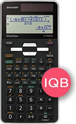 Produktbild von Sharp EL-W550TG Wissenschaftlicher Taschenrechner schwarz/grau (SH-ELW550TG)