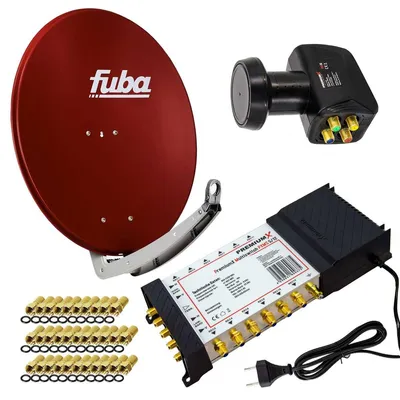 Produktbild von PremiumX SAT Anlage Fuba DAA 780 R Antenne 5/12 Multiswitch LNB F-Stecker