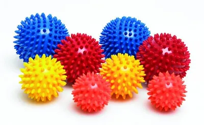 Produktbild von TOGU Noppenball 2er-Set 10 cm blau Massagebälle