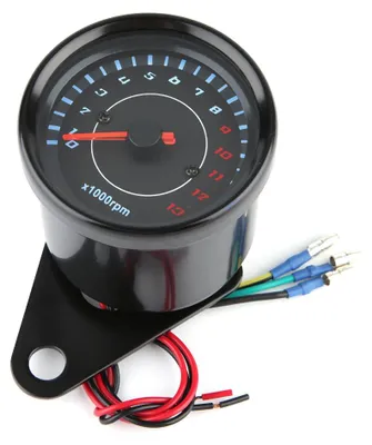 Obrázok produktu pre DC 12V univerzálny motocyklový LED podsvietený otáčkomer Elektronický otáčkomer