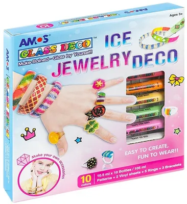 Productafbeelding van Farby voor glas-in-lood, AMOS, 10 kleuren