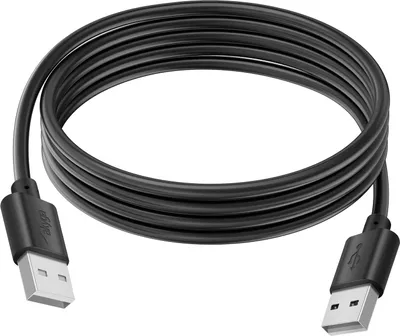 Produktbild von Akyga AK-USB-11 USB 2.0 Kabel A(M) - A(M) 1,8 m Schwarz